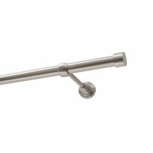 KARNISZ POJEDYNCZY FI 19 MM EFEKT STALI NIERDZEWNEJ 480 CM LUNA  KOWALSKI