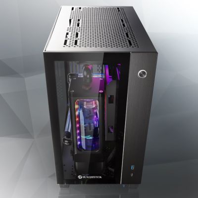 10. RAIJINTEK PAEAN Mini Mini Tower Czarny