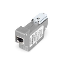 Digitus PoE Surge Protector (RJ45), montaż na szynie DIN, do użytkowania wewnątrz pomieszczeń