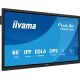 iiyama TE6515A-B2AG signage display Kiosk 163,8 cm (64.5") Wi-Fi 550 cd/m2 4K Ultra HD Czarny Ekran dotykowy Procesor wbudowany Android 24/7