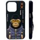 2. Etui Nimmy Cool&Cute 2.0 Monkey na iPhone 15 Pro - czarne