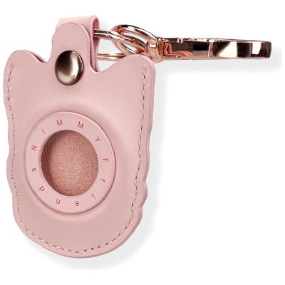 4. Etui Nimmy Glasses Cool Cat na lokalizator - różowe