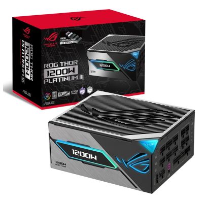 15. ASUS ROG -THOR-1200P3-GAMING-E moduł zasilaczy 1200 W 24-pin ATX ATX Czarny