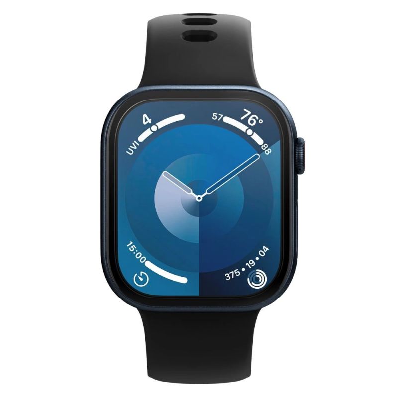 2. Szkło hybrydowe Spigen Elite Shield ”EZ FIT” 2-PACK na Apple Watch 10 (42 MM) - przezroczyste