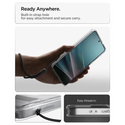 12. Etui Spigen Ultra Hybrid S Mag MagSafe na Samsung Galaxy S26 Ultra - przezroczysto-białe