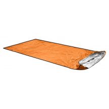 ORTOVOX Bivy Ultralight Dorosły Śpiwór prostokątny Poliuretan, Srebrny Niebieski, Pomarańczowy