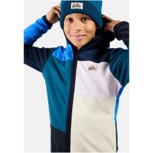Bluza z kapturem rozpinana dziecięca Odlo CLASSIC FLEECE HOODY KIDS Mid layer hoody full zip granatowa