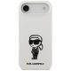 3. Etui Karl Lagerfeld Silicone Karl Sketch & Logo MagSafe na iPhone 17 Air - białe