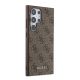 4. Etui Guess 4G Metal Gold Logo na Samsung Galaxy S24 Ultra - brązowe