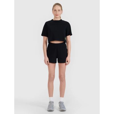5. Damski t-shirt crop top 4F 4FWSS25TTSHF1977-20S
