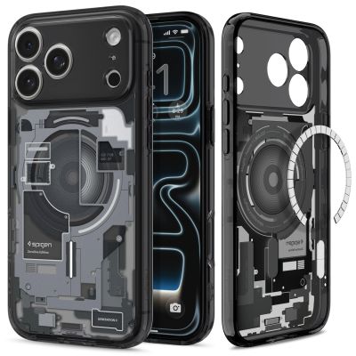 15. Etui Spigen Ultra Hybrid MagSafe Zero One na iPhone 18 Pro / 17 Pro - czarne