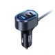 5. Ładowarka samochodowa 3mk Double Car Charger 135W PD QC PPS USB-C USB-A - czarna