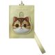Portfel Nimmy Big Eyed Pet 2.0 Cat etui na karty - beżowy