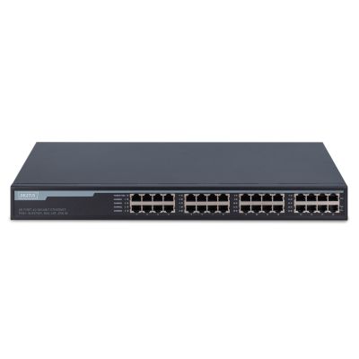 24. 10G Ethernet Zasilacz/Injector PoE+ 802.3at, 16 portów, PoE budżet 250 W