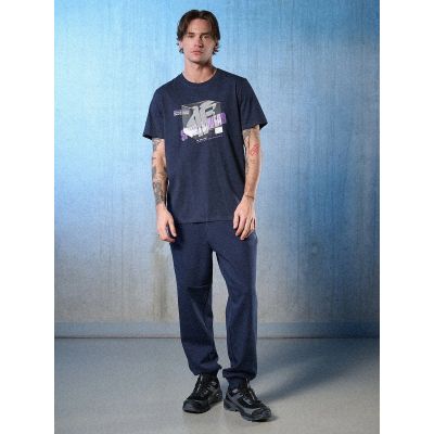 7. T-shirt regular z nadrukiem męski 4F 4FRSS26TTSHM3657-31S