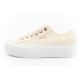 2. Lee Cooper buty sportowe damskie trampki koronkowe beżowe platforma