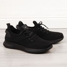Buty sportowe tekstylne NEWS M EVE266A czarne 