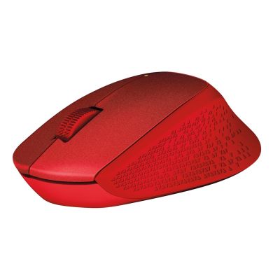 3. Mysz Logitech M330 910-004911 (optyczna; 1000 DPI; kolor czerwony)