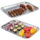 3. BLASZKA TACKA DO GRILOWANIA 34x24CM NON STICK CZARNA