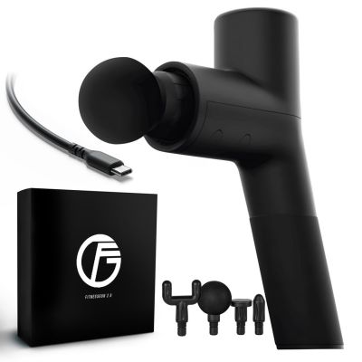 Extralink Massage Gymgun Fit 2.0 Lite | Pistolet do masażu | 4 głowice, 6 trybów
