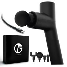 Extralink Massage Gymgun Fit 2.0 Lite | Pistolet do masażu | 4 głowice, 6 trybów