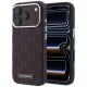 Etui Karl Lagerfeld Grained Mono Resin Logo MagSafe na iPhone 17 Pro Max / 18 Pro Max - burgundowe
