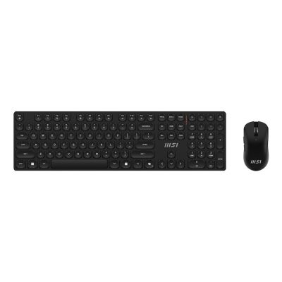 35. Zestaw klawiatura + mysz MSI Forge K210 Wireless Mouse and Keyboard Combo bezprzewodowe czarne