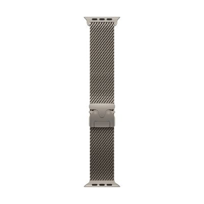 2. Zegarek Apple 49mm Natural Titanium Milanese Loop - Medium