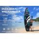 3. Deska SUP SKATINGER Grey sports 350x89x15 Yoga