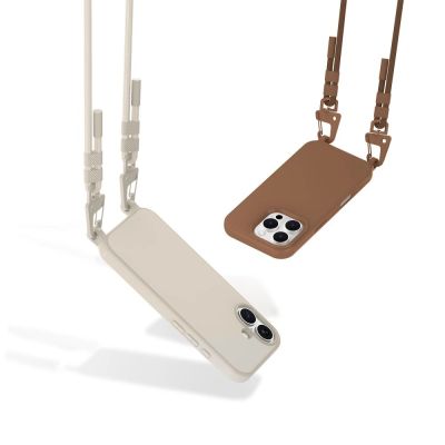 5. Etui Tech-Protect MagNecklace MagSafe ze smyczą na iPhone 16 - beżowe