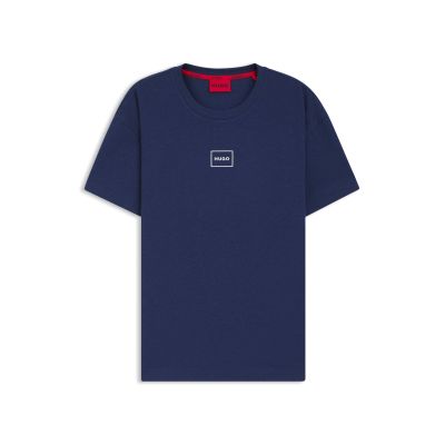 Koszulka męska do spania Hugo Loungewear Laze AZZURRO (50525236-409)