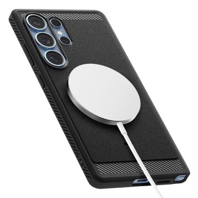 10. Etui Spigen Rugged Armor Mag na Samsung Galaxy S25 Ultra - czarne
