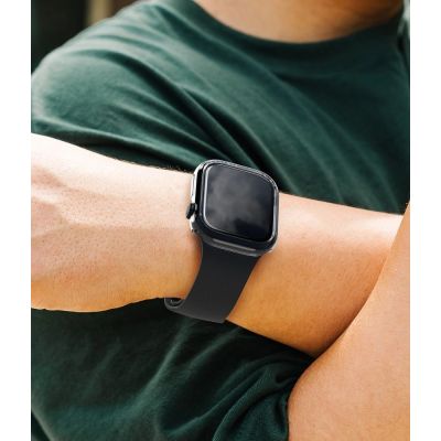 5. Etui Ringke Slim Clear & Matte Black 2-Pack na Apple Watch 12 (46 mm)