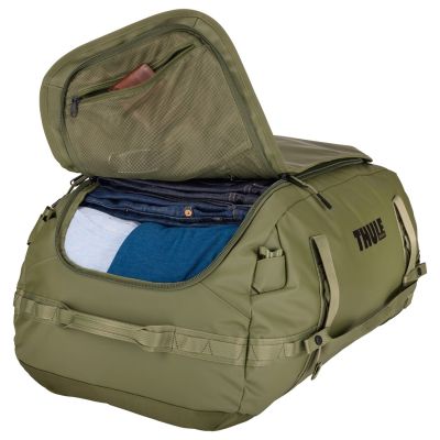 12. Thule Chasm TDSD304 Olivine sportowa torba 90 l Poliester Oliwkowy