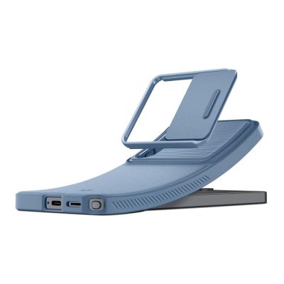 3. Etui Spigen Optik Armor na Samsung Galaxy S26 Ultra - niebieskie