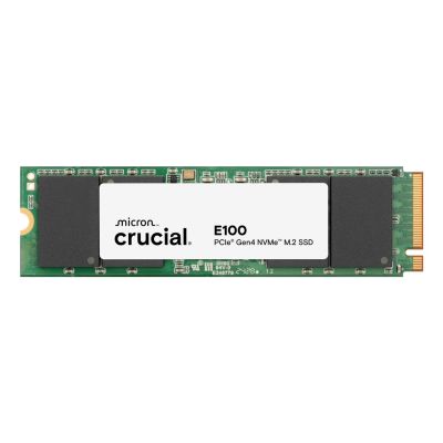 Dysk SSD Crucial E100 NVMe, PCIe 4.0 M.2 Typ 2280, - 1 TB, luzem
