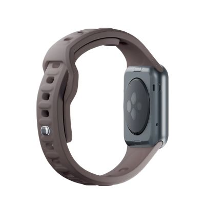 3. Pasek 3mk Silicone Watch Strap na Apple Watch 38/40/41 mm - ciemnoszary