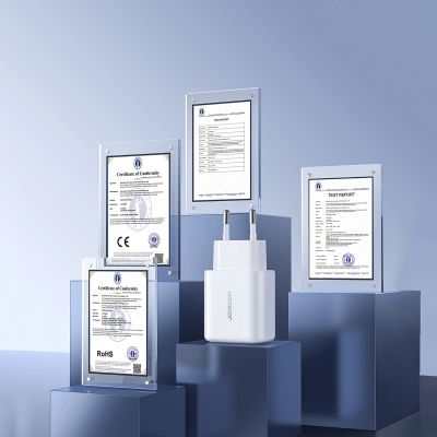 15. Ładowarka Joyroom JR-TCF12 sieciowa 2x USB-C 20W PD / QC 3.0 - biała
