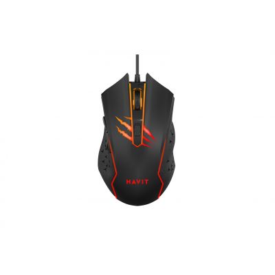 5. Mysz gamingowa Havit MS1027 (czarny)