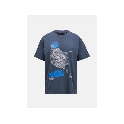 Koszulka PEAK PERFORMANCE M Graphic Tee granatowy