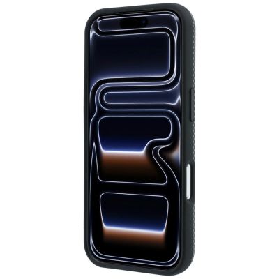 5. Etui BMW M Quadrille Kevlar Tricolor Print Lines MagSafe na iPhone 18 Pro Max / 17 Pro Max - ciemnoszare