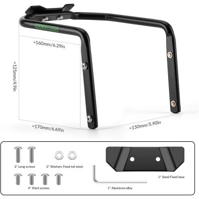 3. Rockbros wielofunkcyjny uchwyt rowerowy czarny