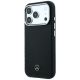 2. Etui Mercedes Leather Semi Wrap Wood Effect MagSafe na iPhone 17 Pro / 18 Pro - czarne