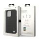 8. Etui BMW Leather Stamp na iPhone 14 Pro - czarne