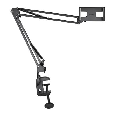 5. Ugreen uchwyt składany do biurka na telefon czarno-szary