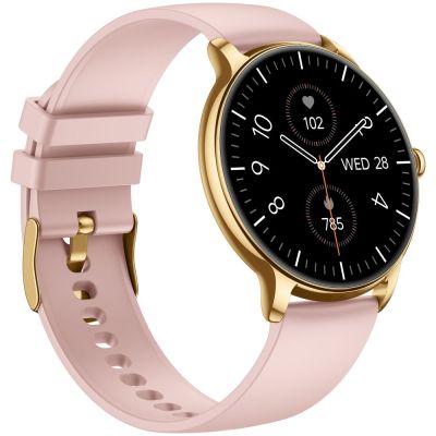9. Smartwatch Gravity Złoty Pasek + Bransoleta GT31-1