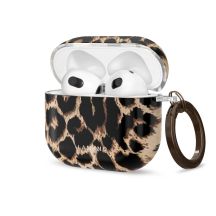 Etui Tech-Protect Lamano na AirPods 4 / 5 - czarno-brązowe