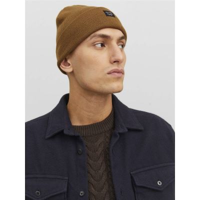2. Czapka Jack & Jones Jacdna Beanie Noos M 12092815 brązowa