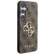 4. Etui Guess 4G Big Metal Logo na Samsung Galaxy S24 - brązowe