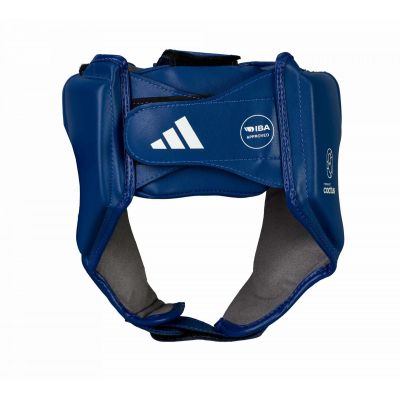 2. Kask turniejowy adidas IBA ze skóry z kaktusa ADIIBAH1C-Niebieski